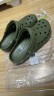 卡骆驰crocs洞洞鞋贝雅男鞋女鞋轻便耐磨一脚蹬拖鞋休闲鞋|10126 军绿色-309 44 (280mm) 实拍图