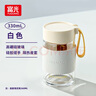 富光清然玻璃杯 高硼硅玻璃水杯子 女生便携牛奶咖啡刻度茶杯330ml 实拍图