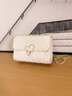 CALWAN KEODH包包新款2025包包女包斜挎包真皮高级感小众生日礼物送女友老婆 【米白】轻奢时尚百搭链条包实用走心女生闺蜜 实拍图
