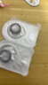 海昌星眸系列三明治工艺彩色隐形眼镜美瞳日抛30片 玛瑙黑 500度 实拍图
