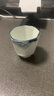 南山先生 手绘芙蓉茶杯青花品茗杯陶瓷茶具日式手工个人杯单杯主人杯 手绘芙蓉【八角杯-45ml】 实拍图