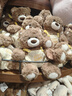 名创优品（MINISO）吉福特熊背带裤坐姿公仔毛绒玩具玩偶小熊娃娃抱枕 生日礼物女 实拍图