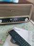 山水M880复古音箱卧室木质音箱FM收音机经典迷你桌面高档低音炮蓝牙收音机迷你音响CD碟片播放机 升级版M880【发烧级】复古CD音响 实拍图
