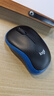 罗技（Logitech）M185鼠标 无线鼠标 办公鼠标 对称鼠标 黑色蓝边 带无线2.4G接收器 实拍图