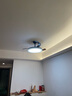 雷士（NVC）LED照明风扇灯吊扇灯北欧餐厅卧室黑色灯具全光谱1级能效遥控42寸 实拍图
