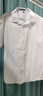 罗蒙（ROMON）纯色商务职业正装男士白衬衫工装男装短袖衬衣男CS72白色3XL 实拍图