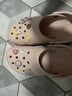 crocs卡骆驰檀健次同款洞洞鞋男沙滩鞋|10001 石英粉-6UR 39(240mm) 实拍图