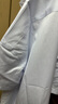 京东京造【高端100支】短袖衬衫男衬衣男士外套送男友礼物 蓝色细条纹40 实拍图