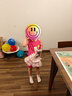 洲克（ZOKE）儿童连体泳衣小孩中大童防晒速干泳装温泉女112504403 玫红花 12 实拍图