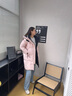 波司登2025新款羽绒服女款中长款90绒商场同款运动休闲外套B250246064DS 桃色|1409 M 165/88A 实拍图