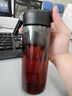诺百纷5系魔力球磁弹泡茶杯男茶水分离杯运动水杯NOBVAN便携防摔杯 5系-灰黑【弹盖款】- 800ml 实拍图