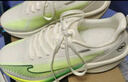 鸿星尔克闪电4跑步鞋男鞋秋季新款缓震跑鞋轻便专业运动鞋学生中考体测鞋 微晶白/荧光柠绿 针织版 40 实拍图