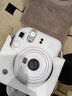 富士（FUJIFILM）富士拍立得mini12一次成像相机 mini11/9升级款 相纸旅游拍照520送礼 女生拍立得相机 mini12 茉莉白 套餐二（官方标配+白边相纸20张） 实拍图