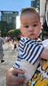 纤丝鸟新生儿哈衣婴儿衣服男女宝宝夏季短袖背带裤连体衣 喷火恐龙 实拍图