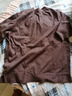 歌米拉（Gemila）中袖T恤女春秋装新款洋气宽松高端七分袖针织衫内搭打底圆领上衣 深驼 L 【110斤-120斤】 实拍图