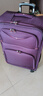 兰博军刀（Rambo Saber）行李箱牛津布拉杆箱商务旅行箱登机箱帆布密码箱超大容量箱子软箱 086A紫色拉链 26英寸 实拍图