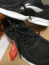 李宁（LI-NING）透气跑步鞋夏季新款轻质男鞋拼接网面软底减震耐磨休闲运动鞋 黑色/标准白(推荐) 软弹舒适 40 实拍图