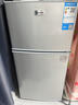 日普（RIPU）小冰箱迷你小型双门家用一级能效宿舍出租房办公室节能省电冷藏冷冻电冰箱 【一级能效】102升银色【3天不到1度电】 实拍图