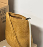 无印良品（MUJI）纸编贝壳状斜挎包 实拍图