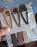优家（UPLUS）简约渐变奶咖色发夹一字夹6个 发卡刘海夹碎发夹卡子小夹子 实拍图