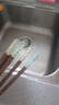 维艾（Newair）樱花筷子家用一人一筷鸡翅木高档高颜值家庭分餐实木筷子5双装 实拍图