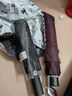 天堂 加大雨伞三折 晴雨两用商务伞经典格纹10骨大雨伞男女 暗紫红 实拍图