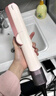 戴森（DYSON）Airstrait HT01 吹风直发器 干发直发二合一 利用气流轻松造型 吹风机 直板夹  夹板 落日玫瑰色 实拍图