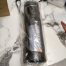 恩尔美（nRMEi）水杯男士大容量茶杯便携车载办公防摔耐高温茶水分离泡茶玻璃杯子 商务黑420ml【茶仓+升级杯套】 实拍图
