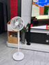 美的（Midea）【品质推荐】七叶轻音柔风电风扇/家用省电落地扇/台式电扇/广角摇头节能宿舍小型风扇 SAE35CA 实拍图
