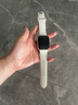 Apple/苹果 Watch SE 智能手表GPS+蜂窝款44毫米星光色铝金属表壳星光色运动型表带S/M MXJ13CH/B 实拍图
