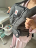 ERGObaby二狗背带婴儿抱娃神器四季透气外出旅行遛娃神器breeze解放双手 Deluxe石墨灰+口水巾 实拍图