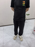 李宁速干凉爽健身运动裤男子纯色百搭舒适简约宽松休闲跑步长卫裤 【夏款】束脚-黑729-1 S (男165) 实拍图