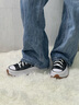 匡威（Converse）官方 Run Star Hike低帮帆布流星厚底鞋黑色168816C 黑色/168816C 37.5 实拍图