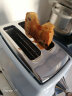 德龙(Delonghi) CTOV2103.VAZ多士炉 icona复古早餐系列家用面包机 海洋蓝 2片式 实拍图