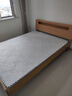 图柔【顺丰闪发】床实木床现代简约双人床主卧大床单人床出租床 【套餐一】床+5CM床垫+衣柜 1.5*2米 框架结构 实拍图