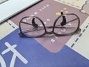 蔡司（ZEISS）镜片可选防蓝光近视眼镜女超轻冷茶色2025新防辐射度数变色大脸 温柔茶框（75%用户选择）（莫拉克镜框） 1.56高清防蓝光【0-300度】 实拍图