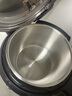 美的（Midea）0涂层精钢厚釜电压力锅6L双胆全自动112KPa高压锅智能预约家用煲汤煮饭电饭煲4-6人MY-E6930G 实拍图