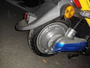 立马电动摩托车MINI 80公里长续航1200W电机60V20Ah铅酸电池外卖家用舒适出行电动车 柠檬密黄 实拍图