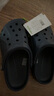 卡骆驰crocs洞洞鞋贝雅男鞋女鞋轻便耐磨一脚蹬拖鞋休闲鞋|10126 深蓝-410 37 /38(230mm) 实拍图