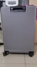 爱华仕斜杠青年行李箱大容量女拉杆箱24英寸大学生旅行箱耐用托运箱男灰 实拍图