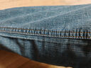 真维斯（JEANSWEST）牛仔裤男2025秋季潮牌直筒时尚猫须青年休闲男士长裤浅蓝33 实拍图
