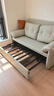 芝华仕（CHEERS）布艺沙发床一体两用客厅2025新小户型芝华士6305白三储物 实拍图