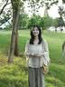 豪气辣姐大码女装连衣裙休闲套装夏季新款胖mm遮肉显瘦减龄镂空上衣两件套 米白半身裙 -单裙子 XL (建议120-140斤) 实拍图