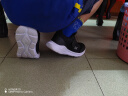 361°儿童运动鞋男女童(3-12岁)防撞鞋头密网休闲跑鞋 银 36 实拍图