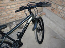 凤凰（Phoenix）山地车自行车成年人男女学生铝合金禧玛诺变速减震油碟山地自行车 深灰/钢架/辐条轮/全轴承 24速进口禧玛诺/27.5寸 实拍图