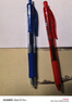 派通（Pentel）BLN105按动天蓝色中性笔高颜值0.5mm签字笔商务学生速干水笔水性笔文具 天蓝色单支装 实拍图