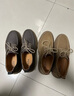 他她（TATA）七夕牛皮厚底复古休闲板鞋男美式工装鞋商务皮鞋PYE01CM3 土黄 40 实拍图