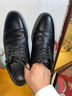 京东京造【万里行】男士三接头商务休闲正装鞋皮鞋婚鞋面试男金猴生产棕40 实拍图