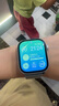 Apple/苹果 Watch Series 10 智能手表GPS款46毫米银色铝金属表壳丹宁色运动型表带S/M MX203CH/B 实拍图