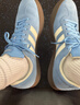 adidas T头鞋 VL COURT复古板鞋德训鞋男女阿迪达斯轻运动   蓝色/亮白/树脂黄(推荐女生选小半码)   37 实拍图